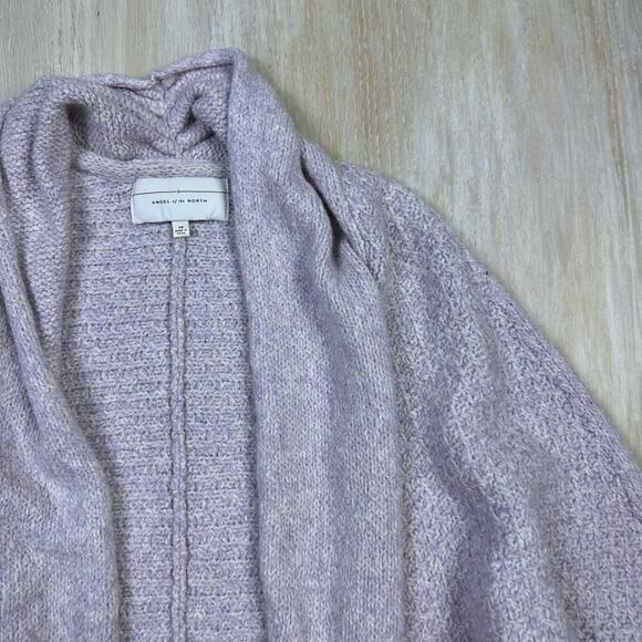Anthropologie Angel of the North Pink Alpaca Blend Chauvet Oversized Cardigan XS - Picture 2 of 13